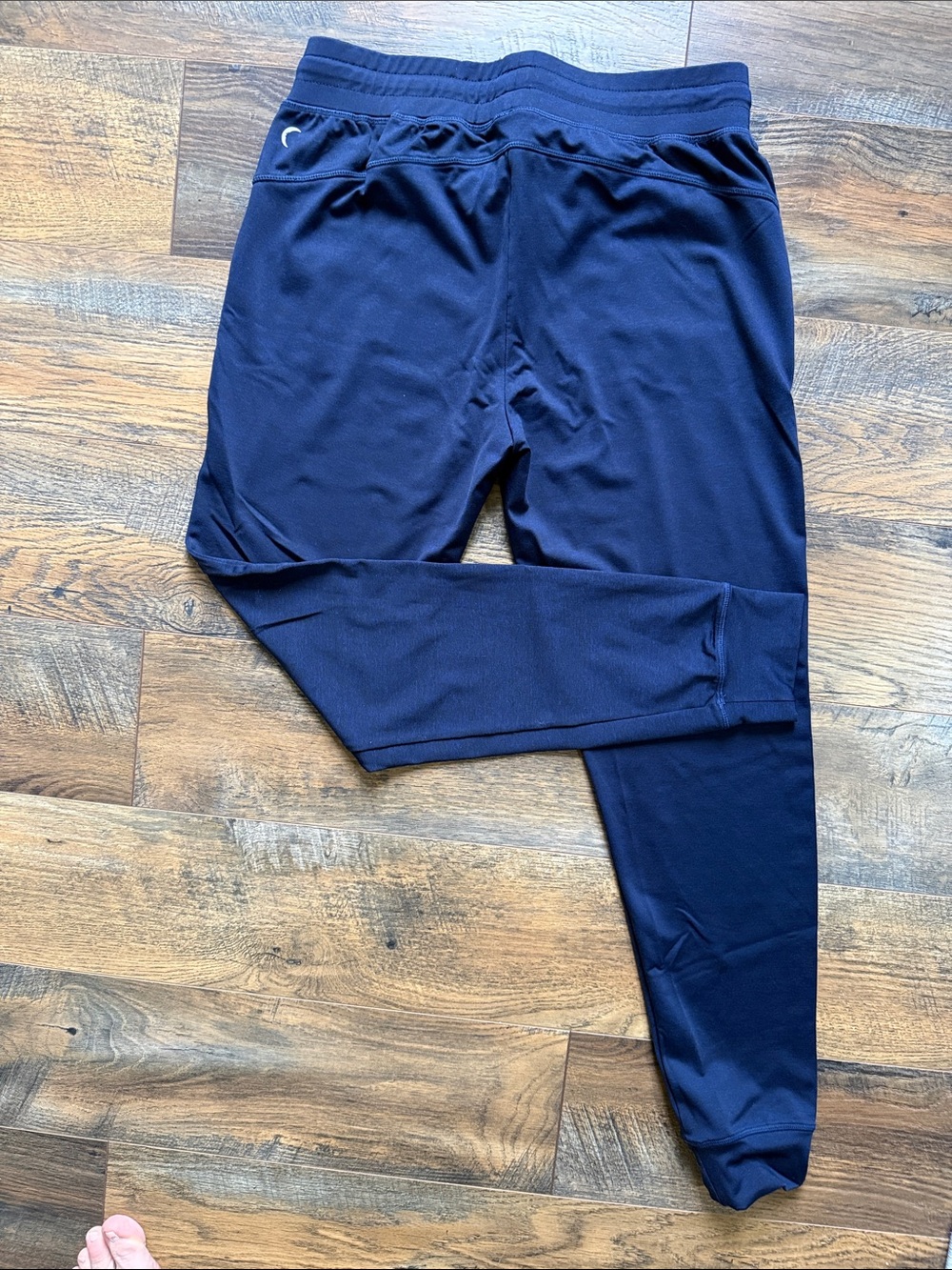 ZYIA Navy Blue Slim Jogger Pants with Drawstring - Picture 3 of 4
